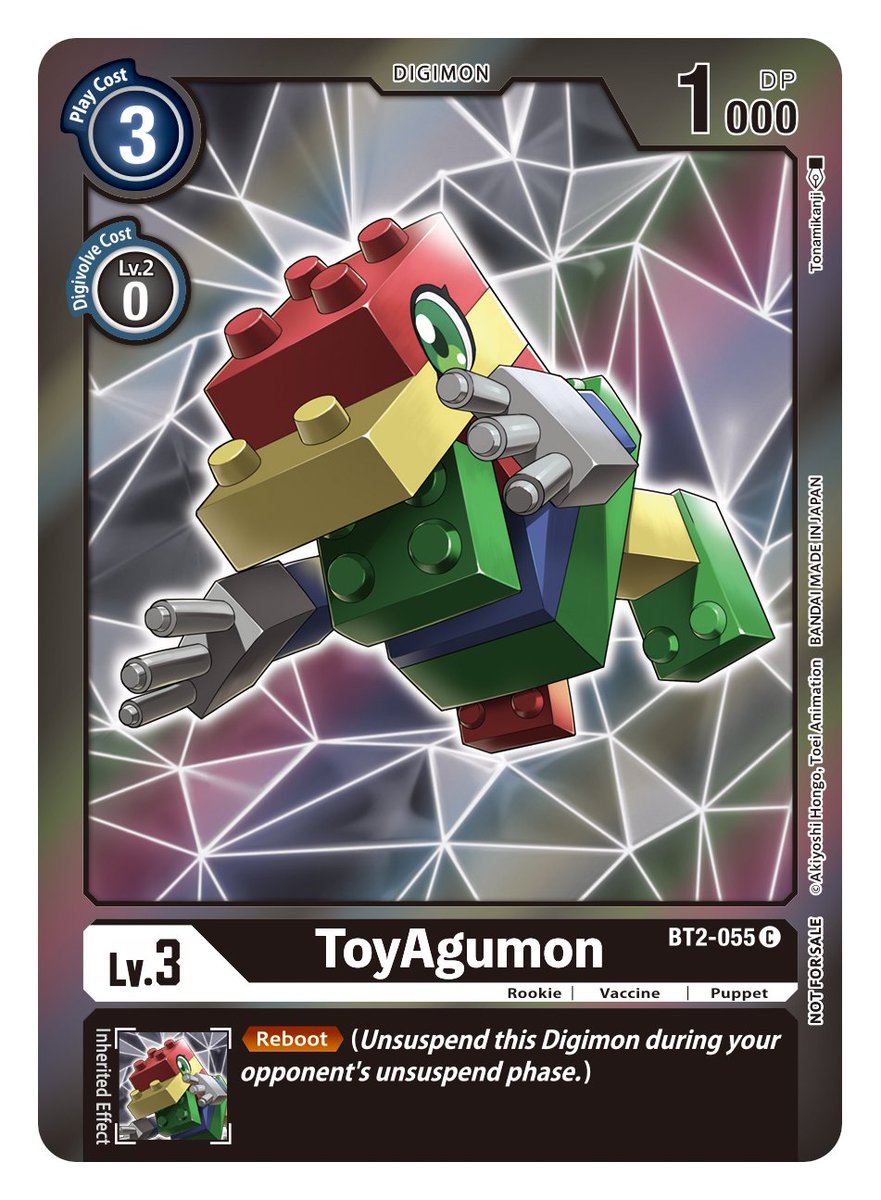 ToyAgumon [BT2-055] (Event Pack 2) [Release Special Booster Ver.1.0] | Enigma On Main