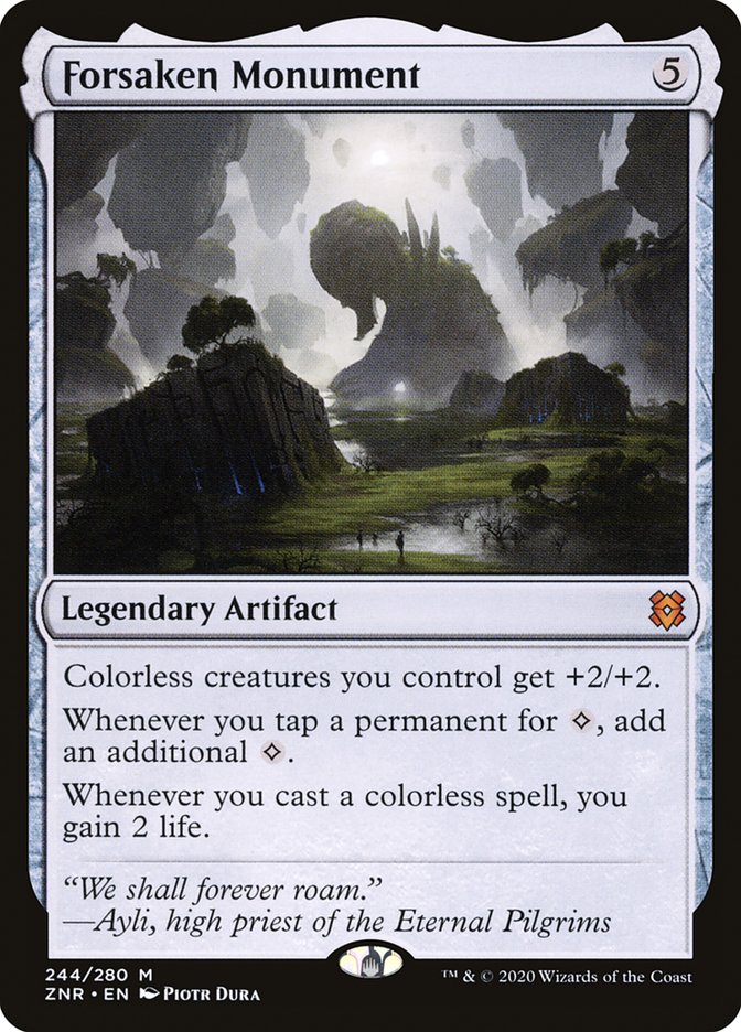 Forsaken Monument [Zendikar Rising] | Enigma On Main