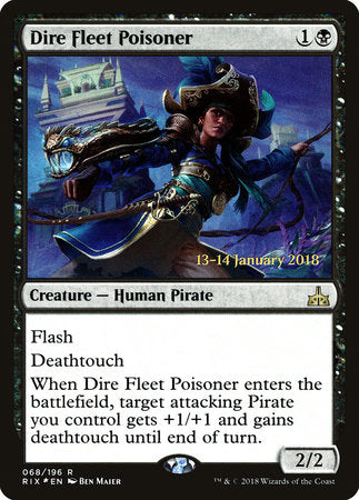 Dire Fleet Poisoner [Rivals of Ixalan Promos] | Enigma On Main