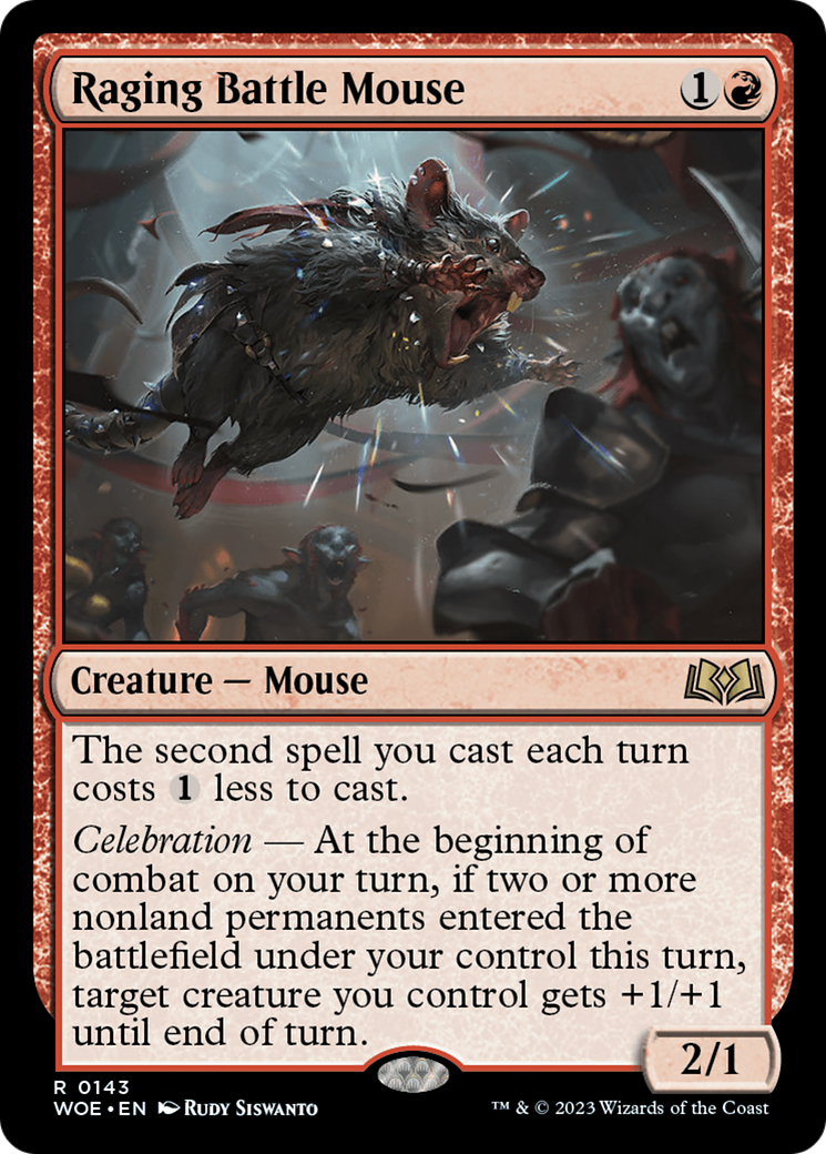 Raging Battle Mouse [Wilds of Eldraine] | Enigma On Main