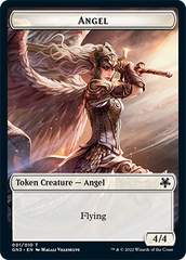 Zombie // Angel Double-Sided Token [Game Night: Free-for-All Tokens] | Enigma On Main