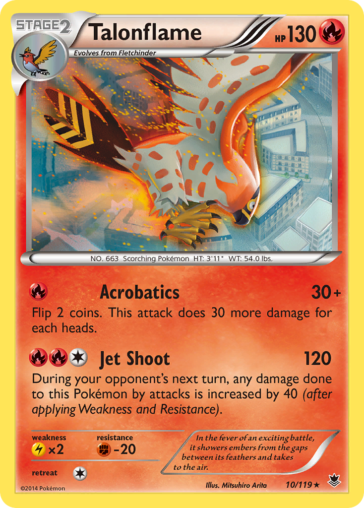 Talonflame (10/119) [XY: Phantom Forces] | Enigma On Main