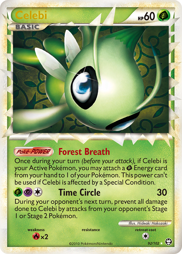 Celebi (92/102) [HeartGold & SoulSilver: Triumphant] | Enigma On Main