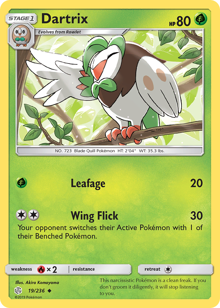 Dartrix (19/236) [Sun & Moon: Cosmic Eclipse] | Enigma On Main