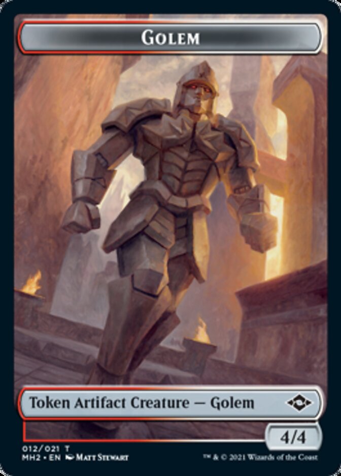 Golem Token [Modern Horizons 2 Tokens] | Enigma On Main