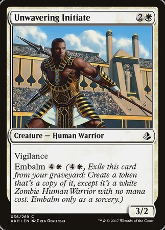 Unwavering Initiate [Amonkhet] | Enigma On Main