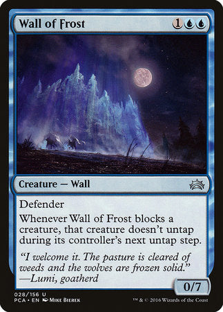 Wall of Frost [Planechase Anthology] | Enigma On Main