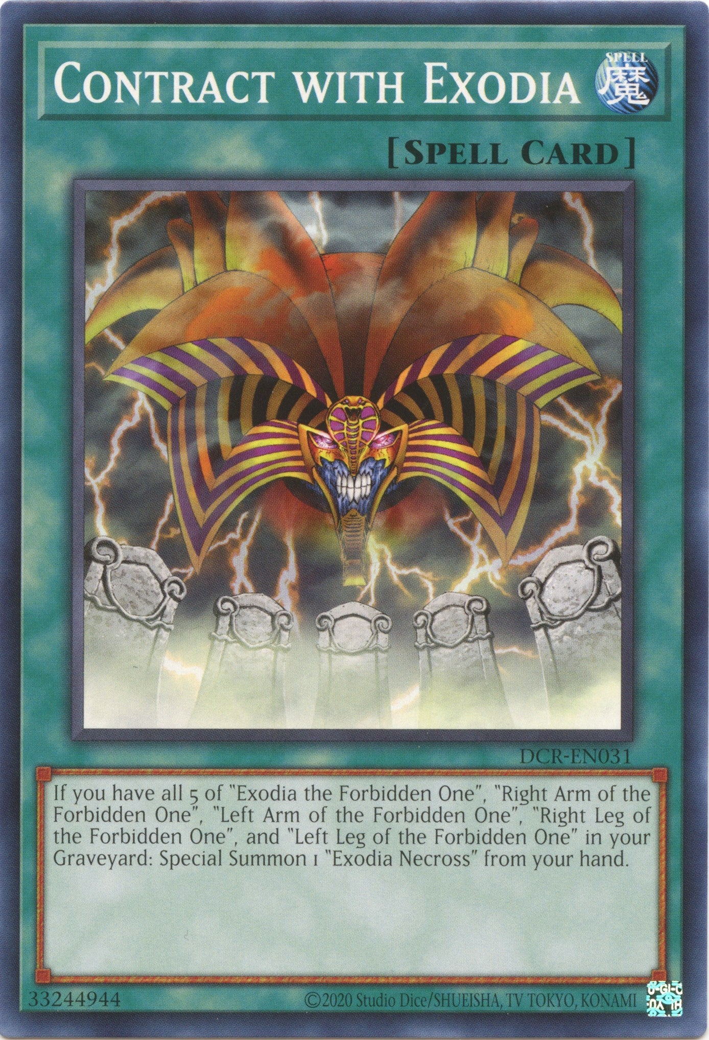 Contract with Exodia (25th Anniversary) [DCR-EN031] Common | Enigma On Main