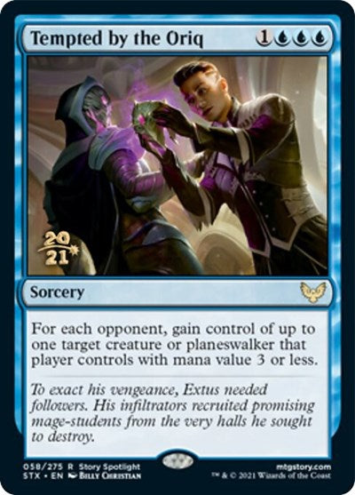 Tempted by the Oriq [Strixhaven: School of Mages Prerelease Promos] | Enigma On Main