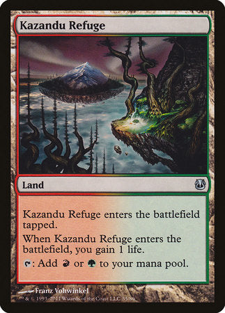 Kazandu Refuge [Duel Decks: Ajani vs. Nicol Bolas] | Enigma On Main