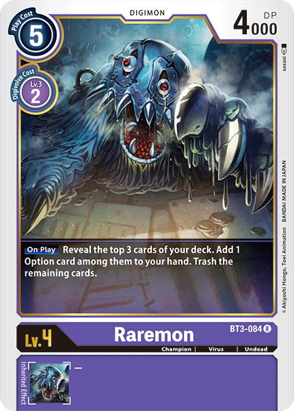 Raremon [BT3-084] [Release Special Booster Ver.1.0] | Enigma On Main