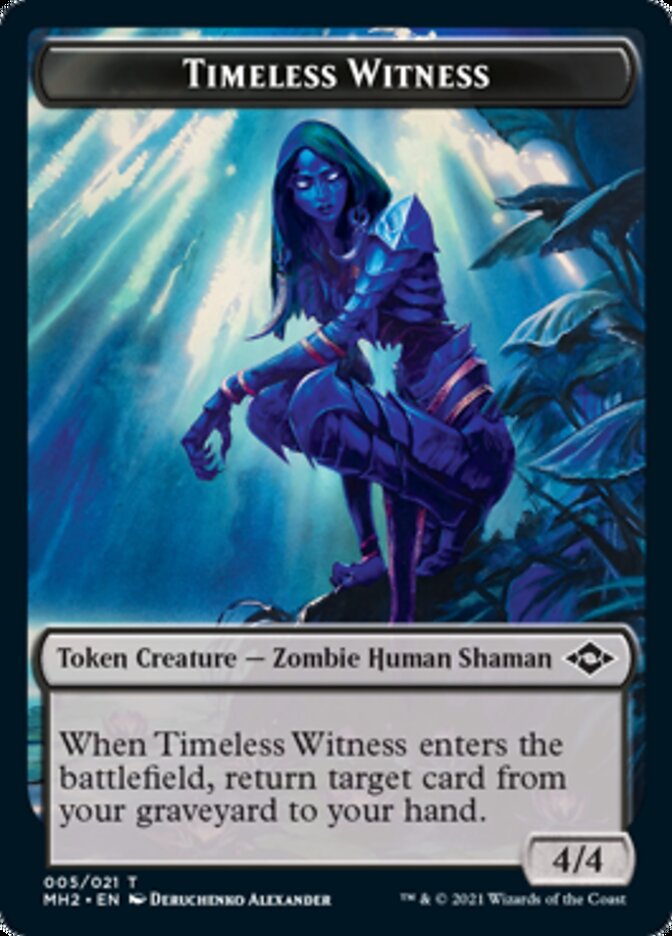 Timeless Witness Token // Treasure Token (#20) [Modern Horizons 2 Tokens] | Enigma On Main
