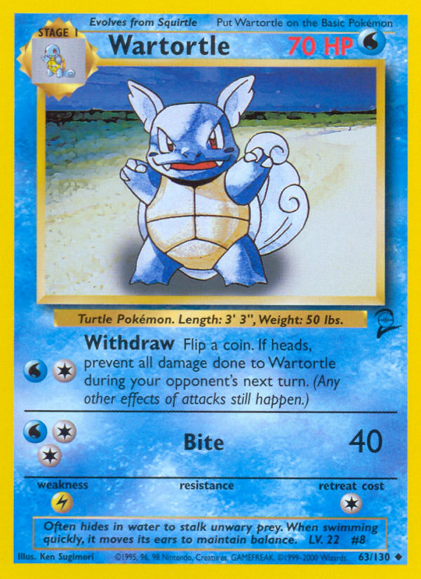 Wartortle (63/130) [Base Set 2] | Enigma On Main