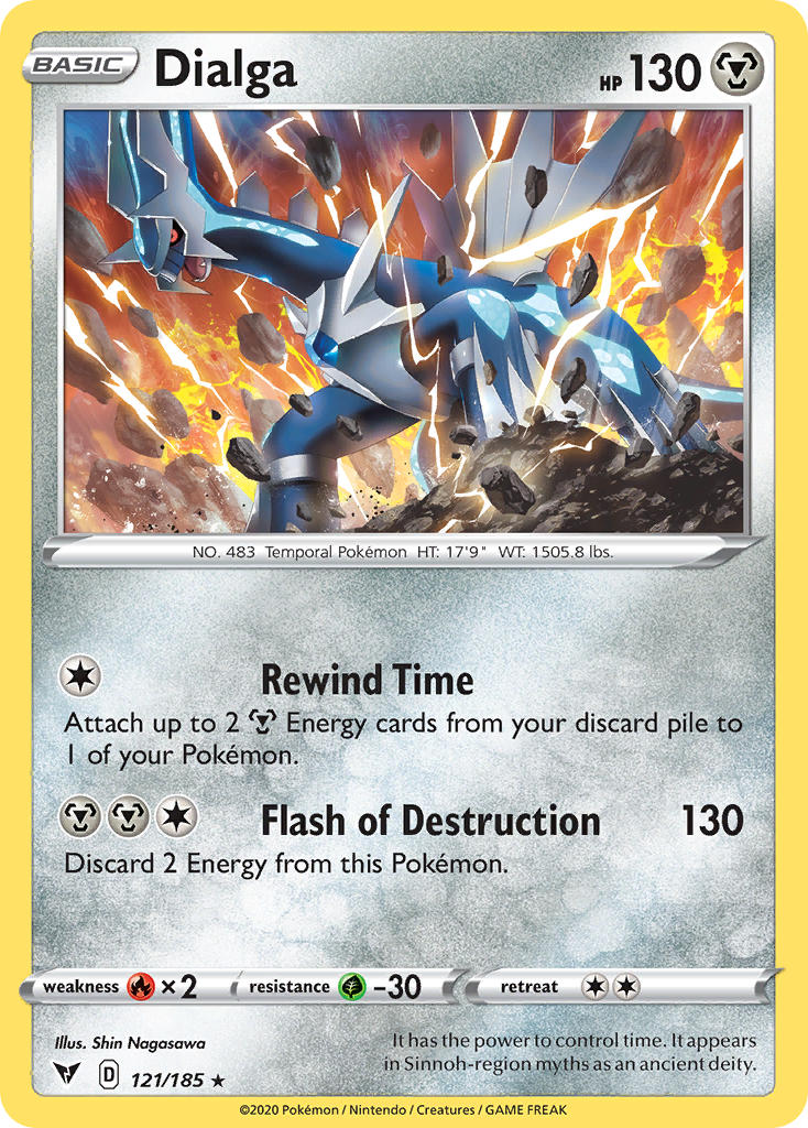 Dialga (121/185) [Sword & Shield: Vivid Voltage] | Enigma On Main