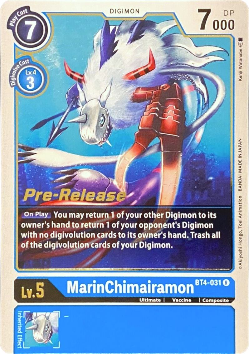 MarinChimairamon [BT4-031] [Great Legend Pre-Release Promos] | Enigma On Main