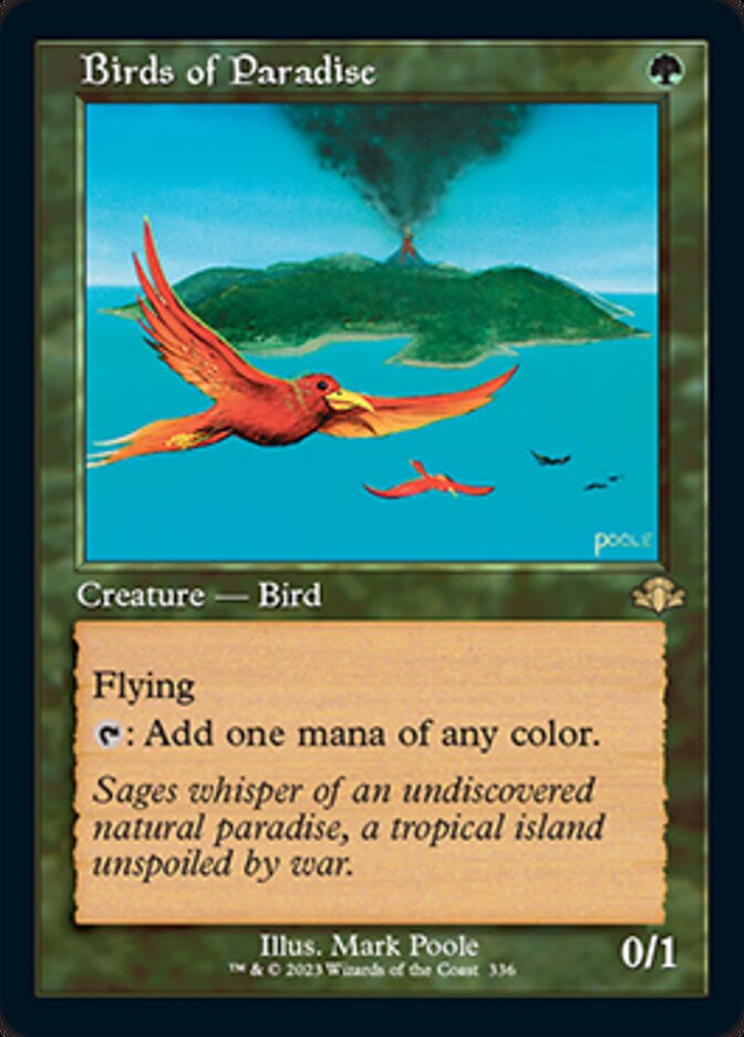 Birds of Paradise (Retro) [Dominaria Remastered] | Enigma On Main