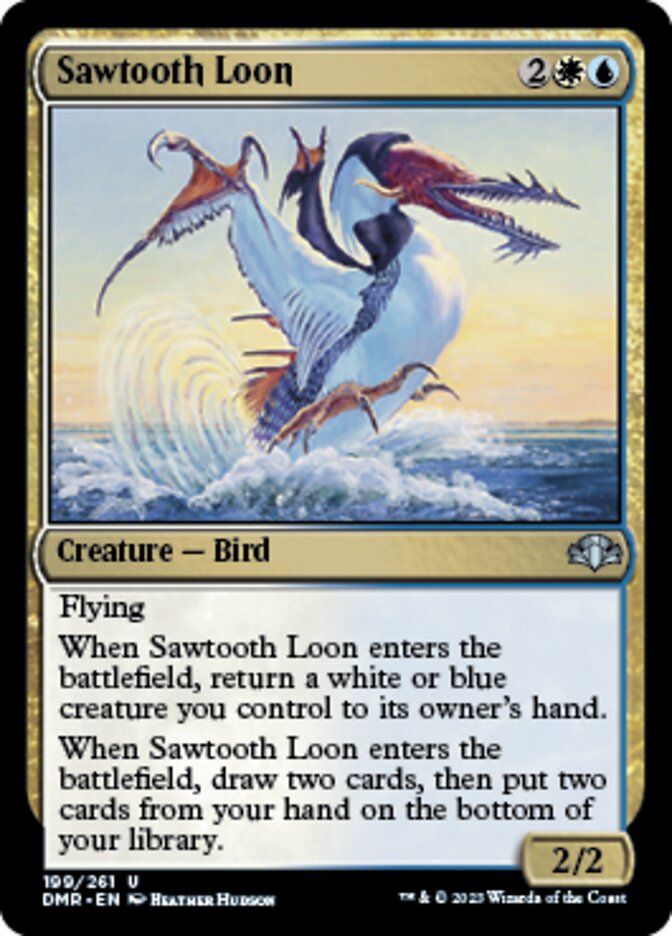 Sawtooth Loon [Dominaria Remastered] | Enigma On Main