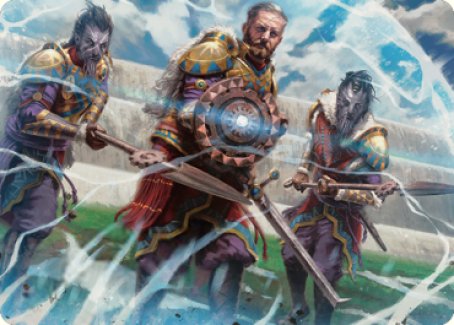 Argivian Phalanx Art Card [Dominaria United Art Series] | Enigma On Main