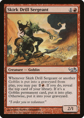Skirk Drill Sergeant [Duel Decks: Elves vs. Goblins] | Enigma On Main