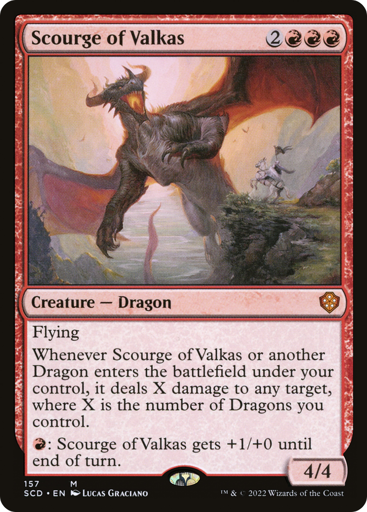 Scourge of Valkas [Starter Commander Decks] | Enigma On Main