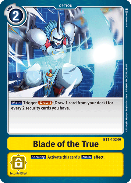 Blade of the True [BT1-102] [Release Special Booster Ver.1.0] | Enigma On Main