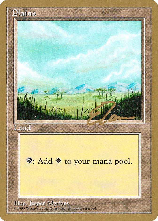 Plains (et365) (Eric Tam) [Pro Tour Collector Set] | Enigma On Main