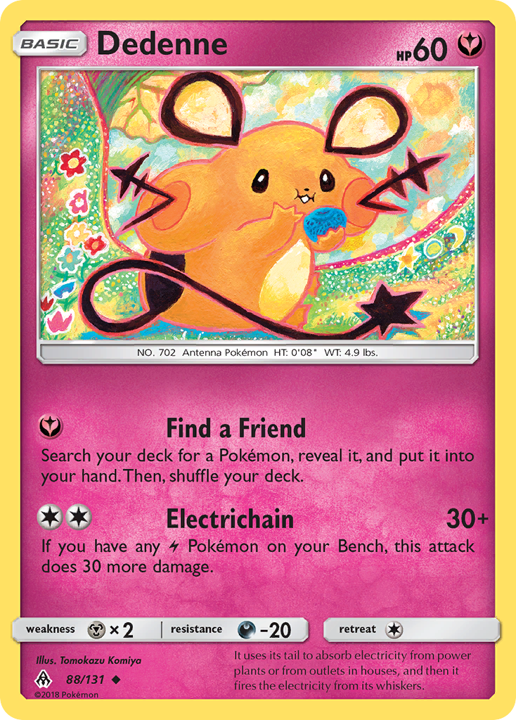 Dedenne (88/131) [Sun & Moon: Forbidden Light] | Enigma On Main