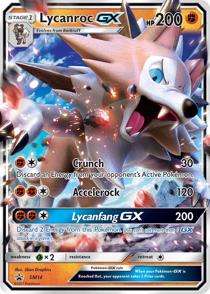 Lycanroc GX (SM14) [Sun & Moon: Black Star Promos] | Enigma On Main