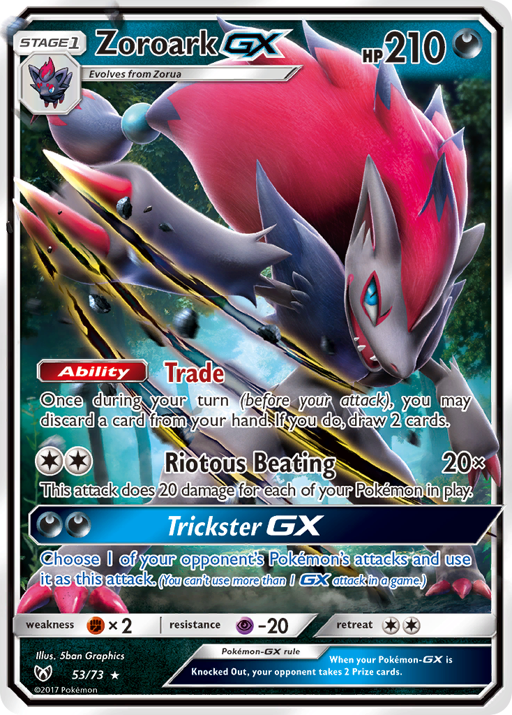 Zoroark GX (53/73) [Sun & Moon: Shining Legends] | Enigma On Main