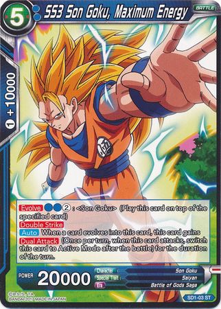 SS3 Son Goku, Maximum Energy (Starter Deck - The Awakening) [SD1-03] | Enigma On Main