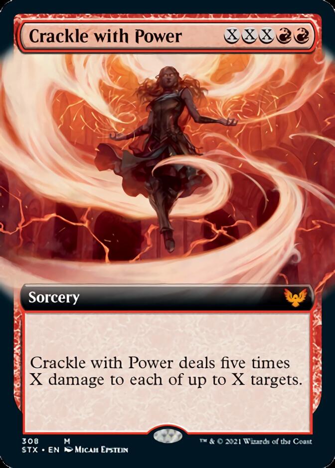 Crackle with Power (Extended) [Strixhaven: School of Mages] | Enigma On Main