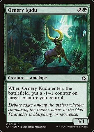 Ornery Kudu [Amonkhet] | Enigma On Main