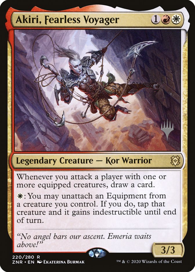 Akiri, Fearless Voyager (Promo Pack) [Zendikar Rising Promos] | Enigma On Main