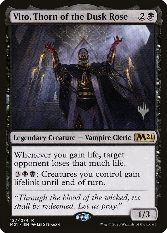 Vito, Thorn of the Dusk Rose (Promo Pack) [Core Set 2021 Promos] | Enigma On Main