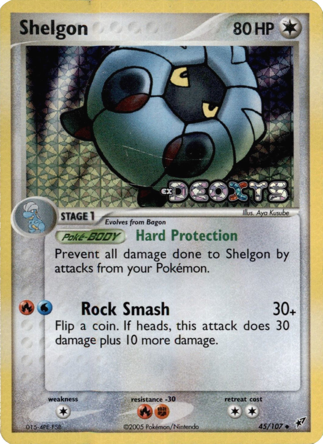 Shelgon (45/107) (Stamped) [EX: Deoxys] | Enigma On Main