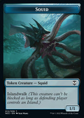 Squid // The Monarch Double-sided Token [Streets of New Capenna Commander Tokens] | Enigma On Main