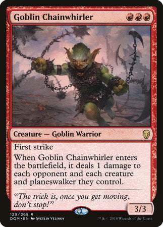 Goblin Chainwhirler [Dominaria] | Enigma On Main