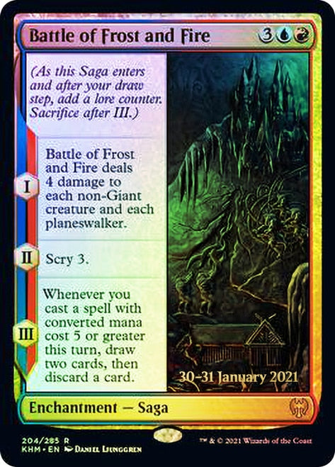 Battle of Frost and Fire [Kaldheim Prerelease Promos] | Enigma On Main