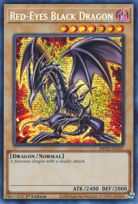 Red-Eyes Black Dragon [MP22-EN267] Prismatic Secret Rare | Enigma On Main