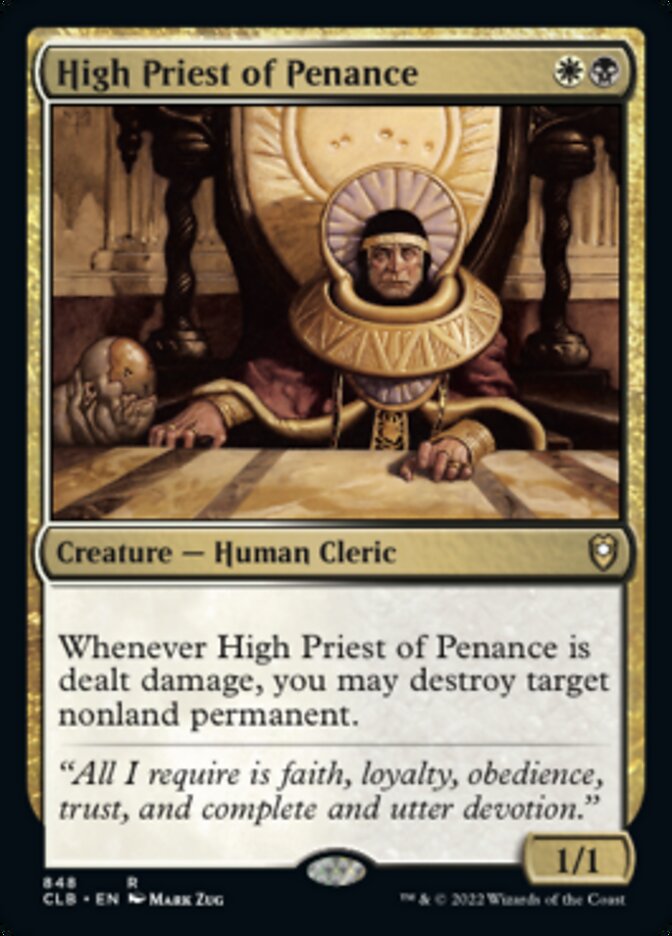 High Priest of Penance [Commander Legends: Battle for Baldur's Gate] | Enigma On Main