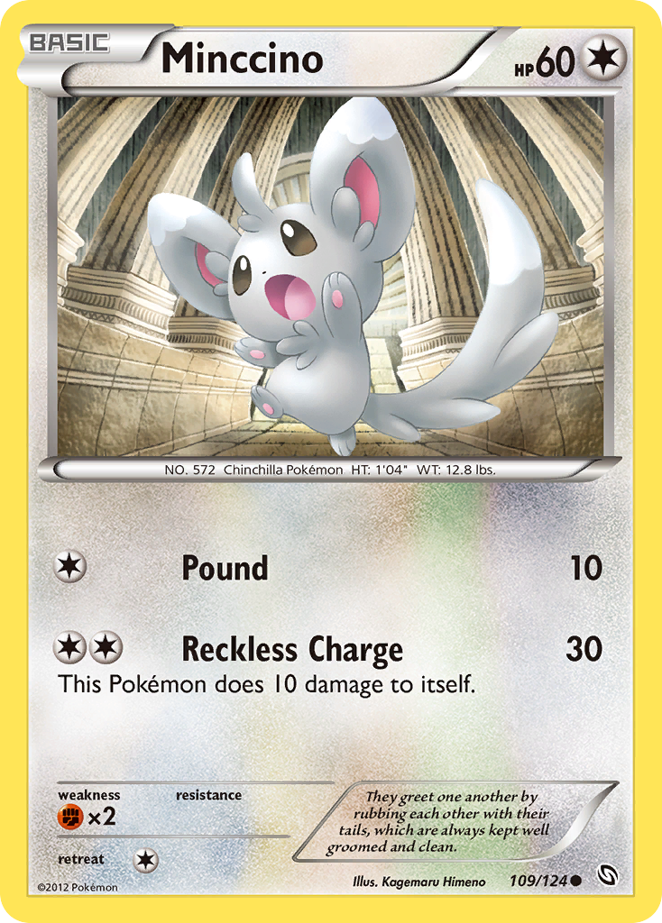 Minccino (109/124) [Black & White: Dragons Exalted] | Enigma On Main