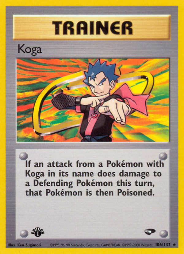 Koga (106/132) [Gym Challenge 1st Edition] | Enigma On Main