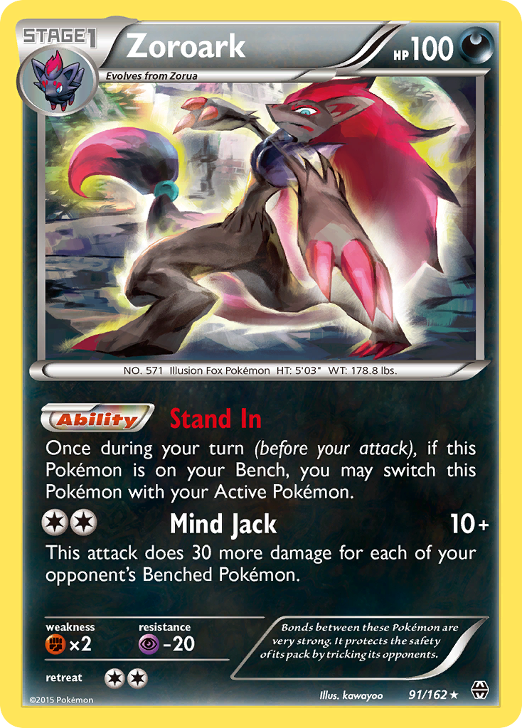 Zoroark (91/162) [XY: BREAKthrough] | Enigma On Main