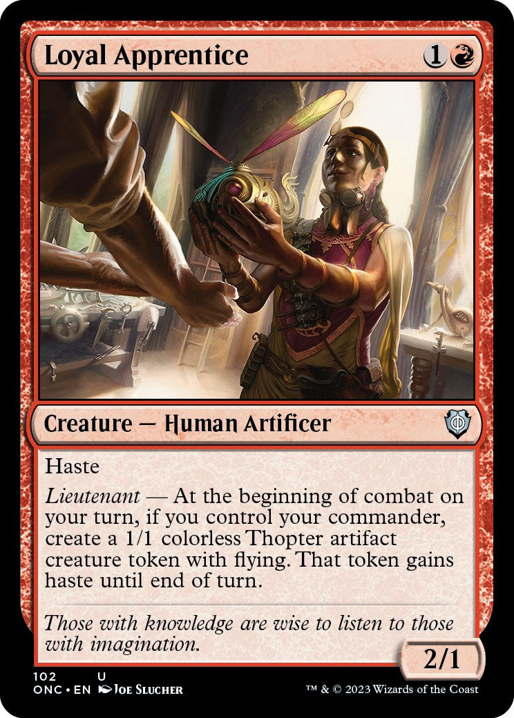 Loyal Apprentice [Phyrexia: All Will Be One Commander] | Enigma On Main