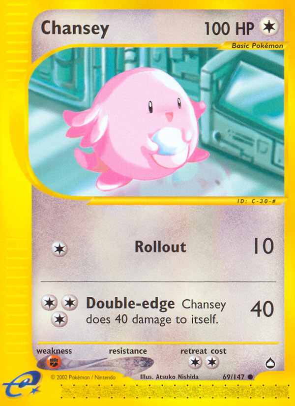 Chansey (69/147) [Aquapolis] | Enigma On Main