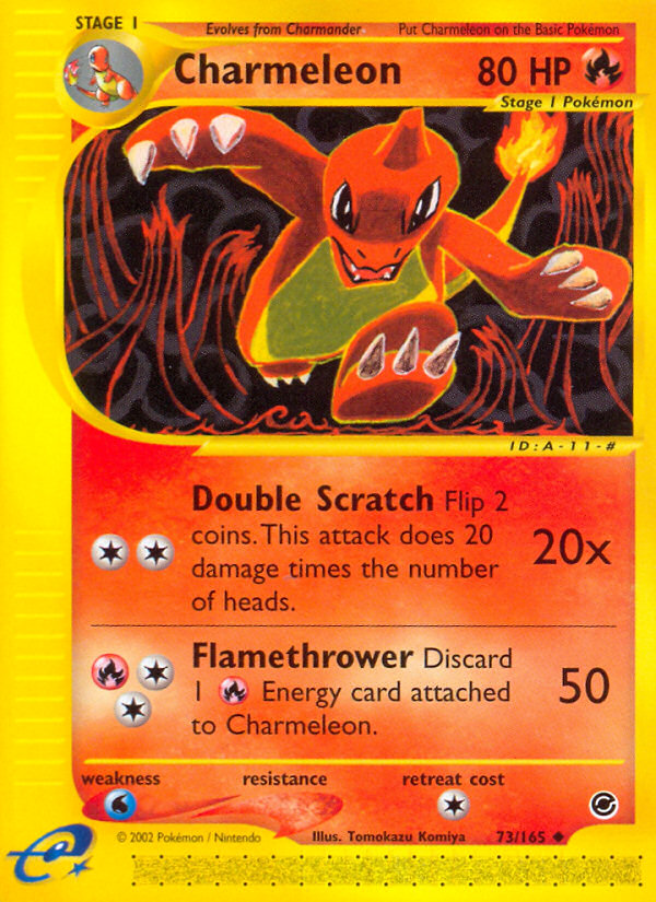 Charmeleon (73/165) [Expedition: Base Set] | Enigma On Main