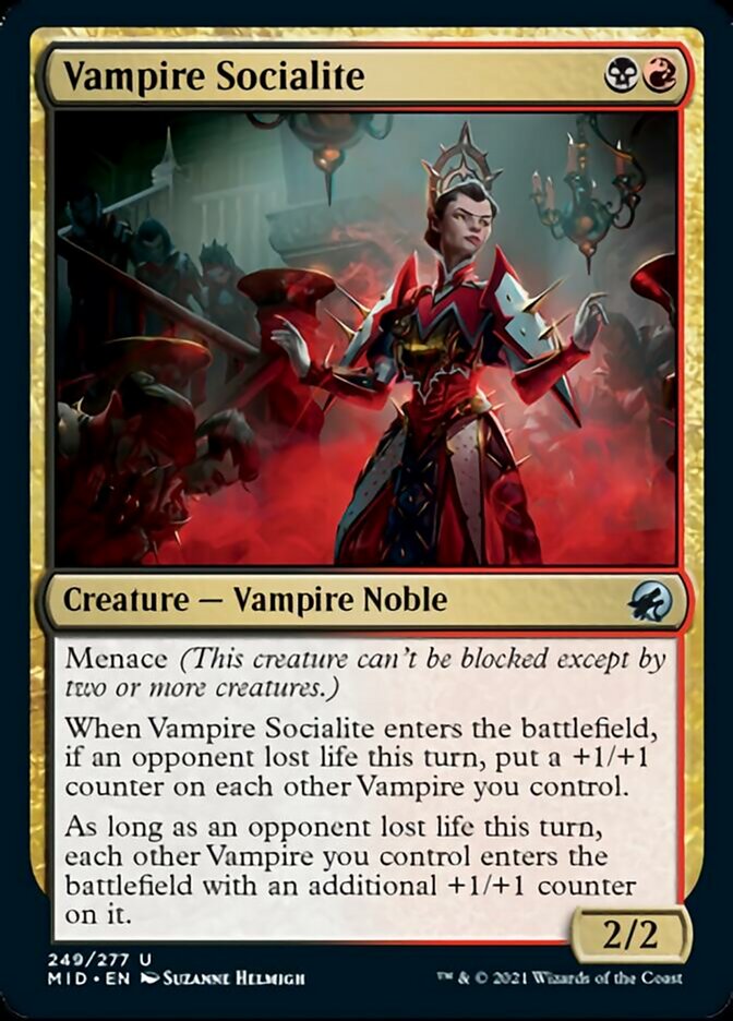 Vampire Socialite [Innistrad: Midnight Hunt] | Enigma On Main