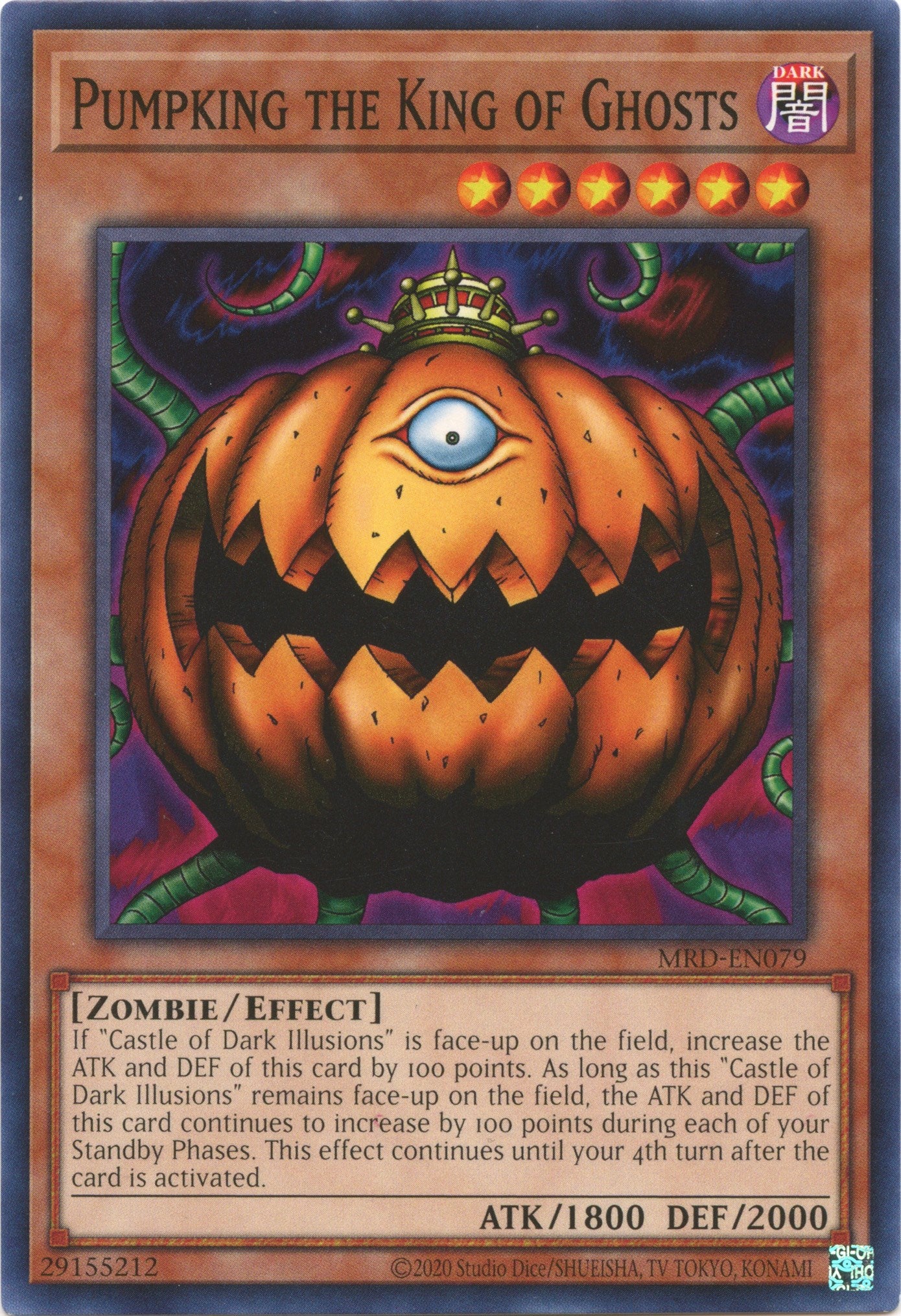 Pumpking the King of Ghosts (25th Anniversary) [MRD-EN079] Common | Enigma On Main