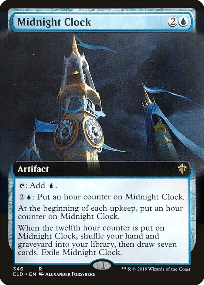 Midnight Clock (Extended Art) [Throne of Eldraine] | Enigma On Main