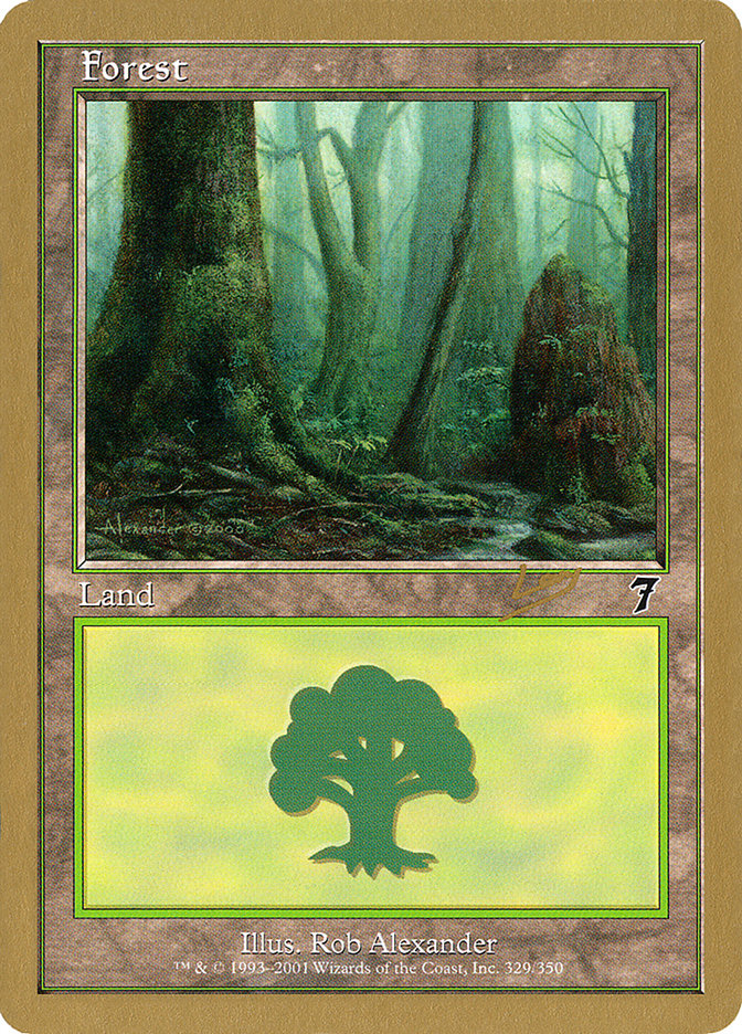 Forest (rl329) (Raphael Levy) [World Championship Decks 2002] | Enigma On Main